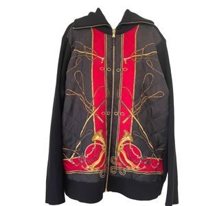 LAUREN Ralph Lauren EQUESTRIAN Silk/Wool CARDIGAN Sweater Jacket sz: 1X Women’s